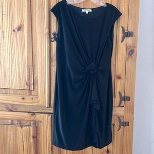 Travel Smith Ruched Black Dress